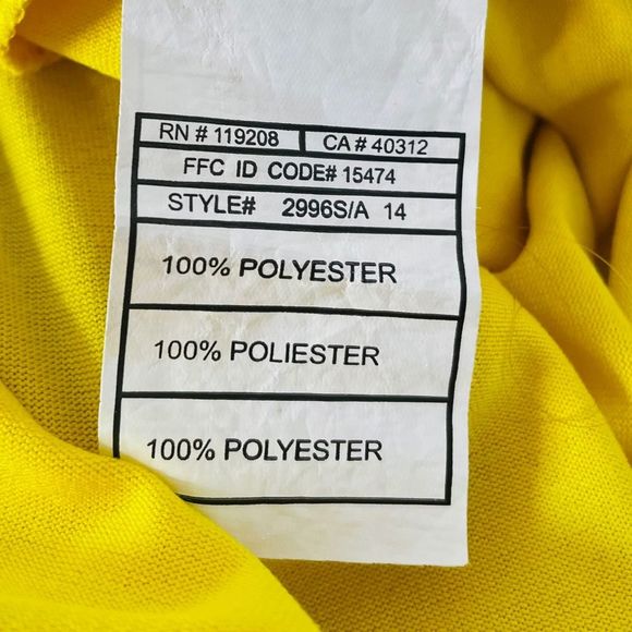 Adidas Michigan Wolverines Football Shirt, Yellow, Large - Picture 7 of 8